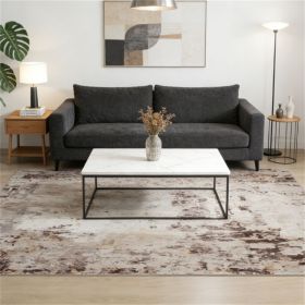 Carpet, floor carpet, suitable for living room, bedroom, dining room, mixed brown