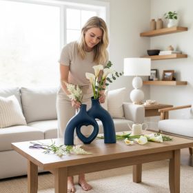 Snuggle Hollow Ceramic Decorative Vase